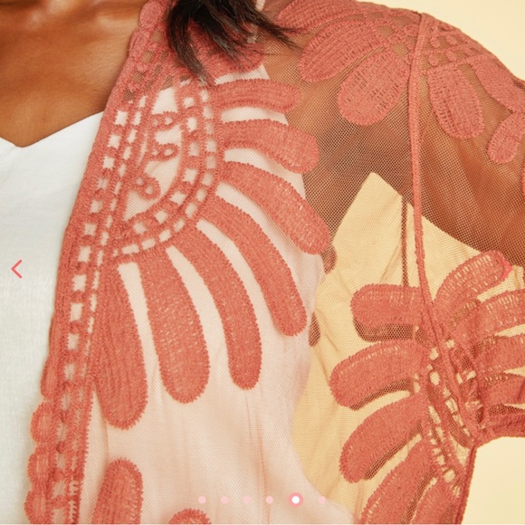 STYLESTALKER Embroidered Cardigan (Kimono) - Plus NEW - Picture 3 of 8